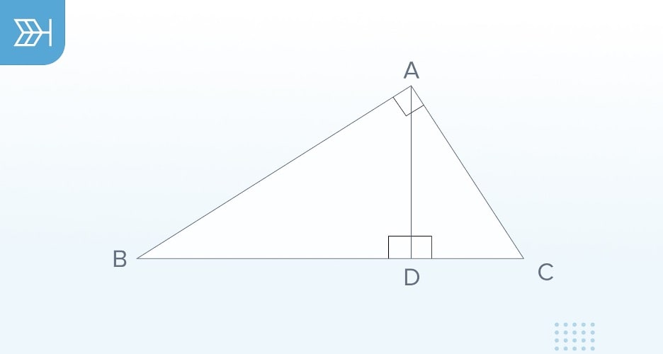 Calculating the height of a right triangle - GMAT Math